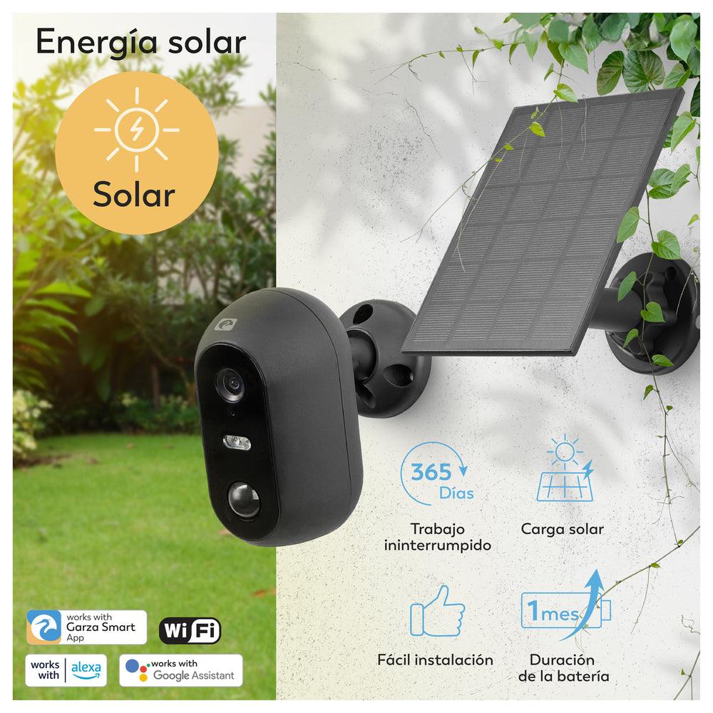 Dalia200 - Cámara Wifi Exterior Con Placa Solar (3)