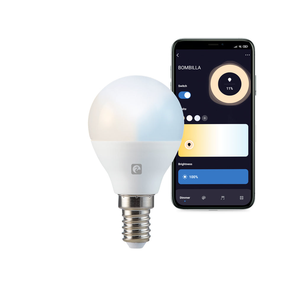 Bombilla Wifi Esférica E14 Cct