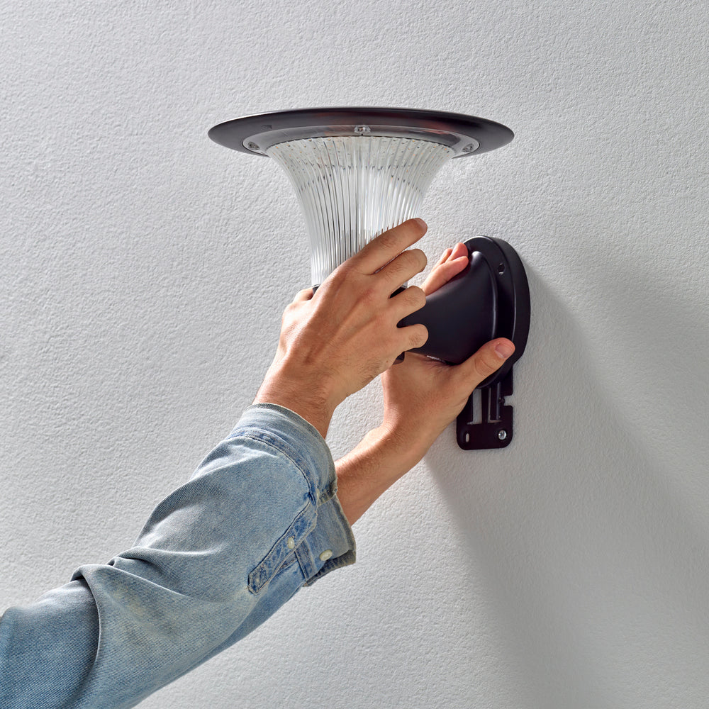 Aplique solar Goliat con iluminación exterior 360º  de alta calidad (4)