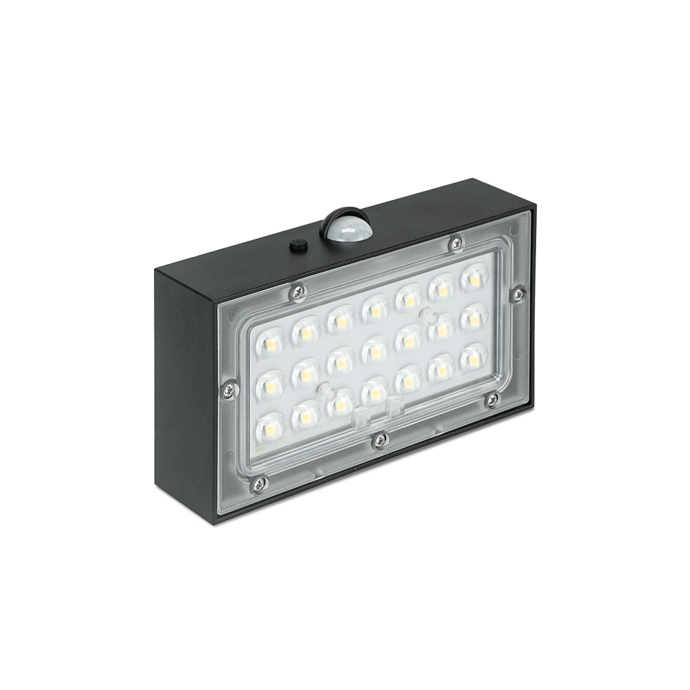 Lámpara de pared para exterior con placa solar David (3)