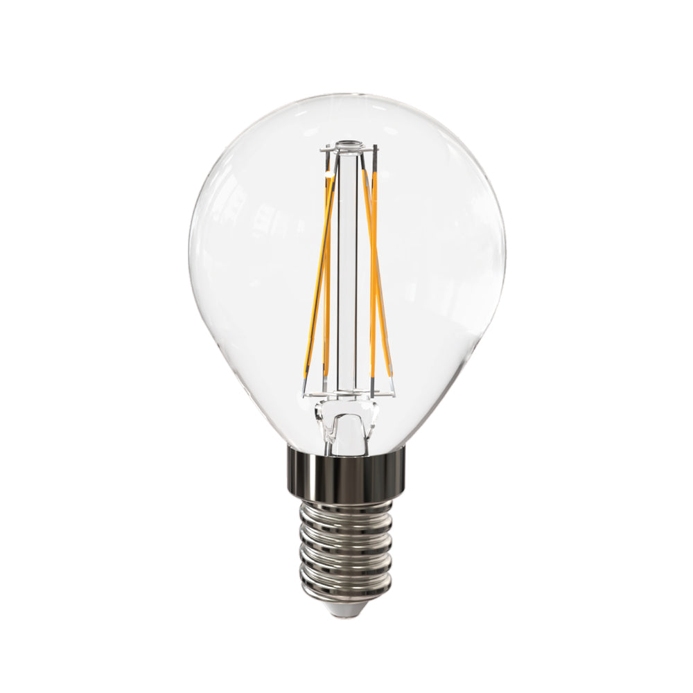 Bombilla Led Filamento Clear Esférica G45 E14