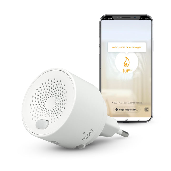 Detector Inteligente Wifi de Gas Natural, Butano y Propano - Características