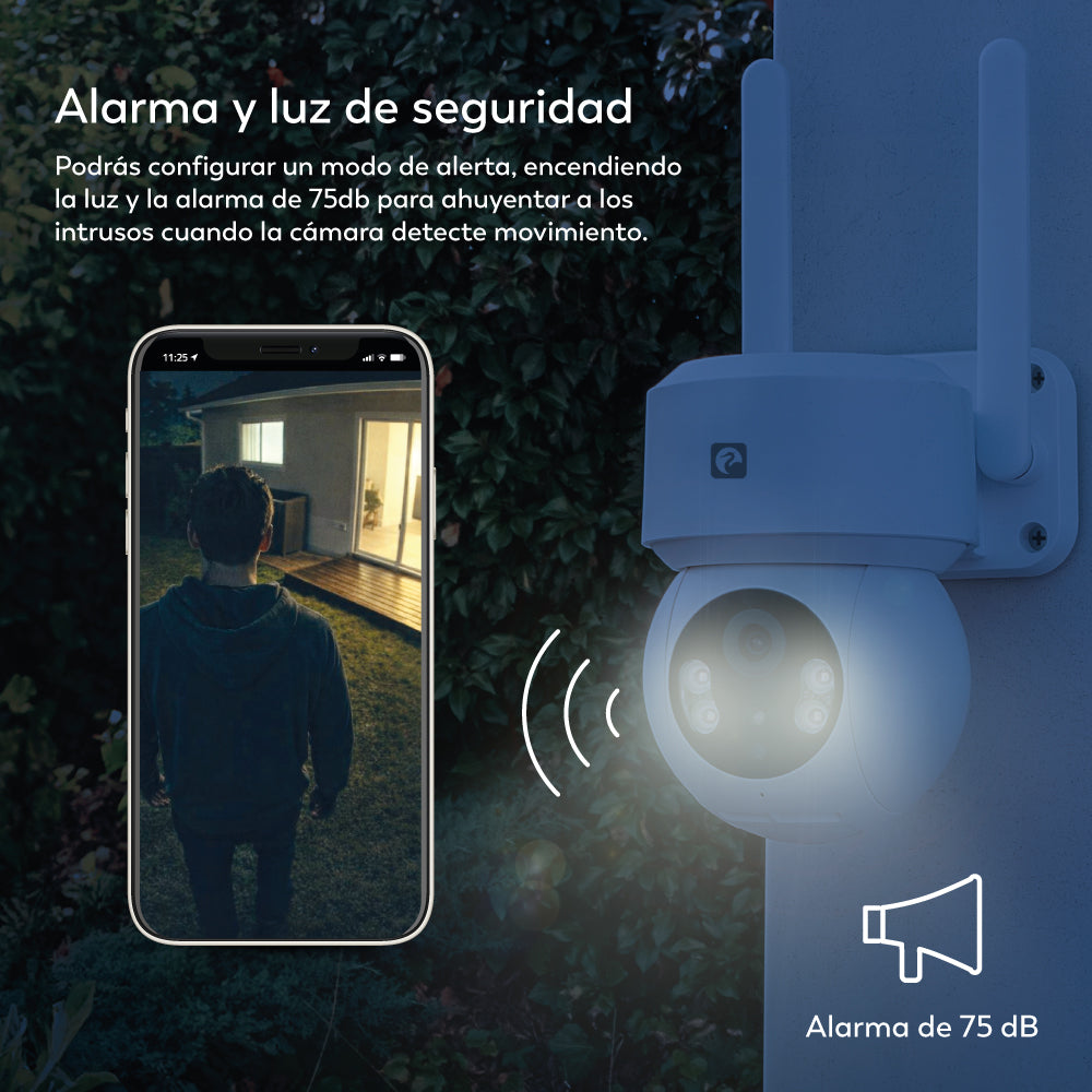 Nimbo - Cámara wifi exterior 360º (9)