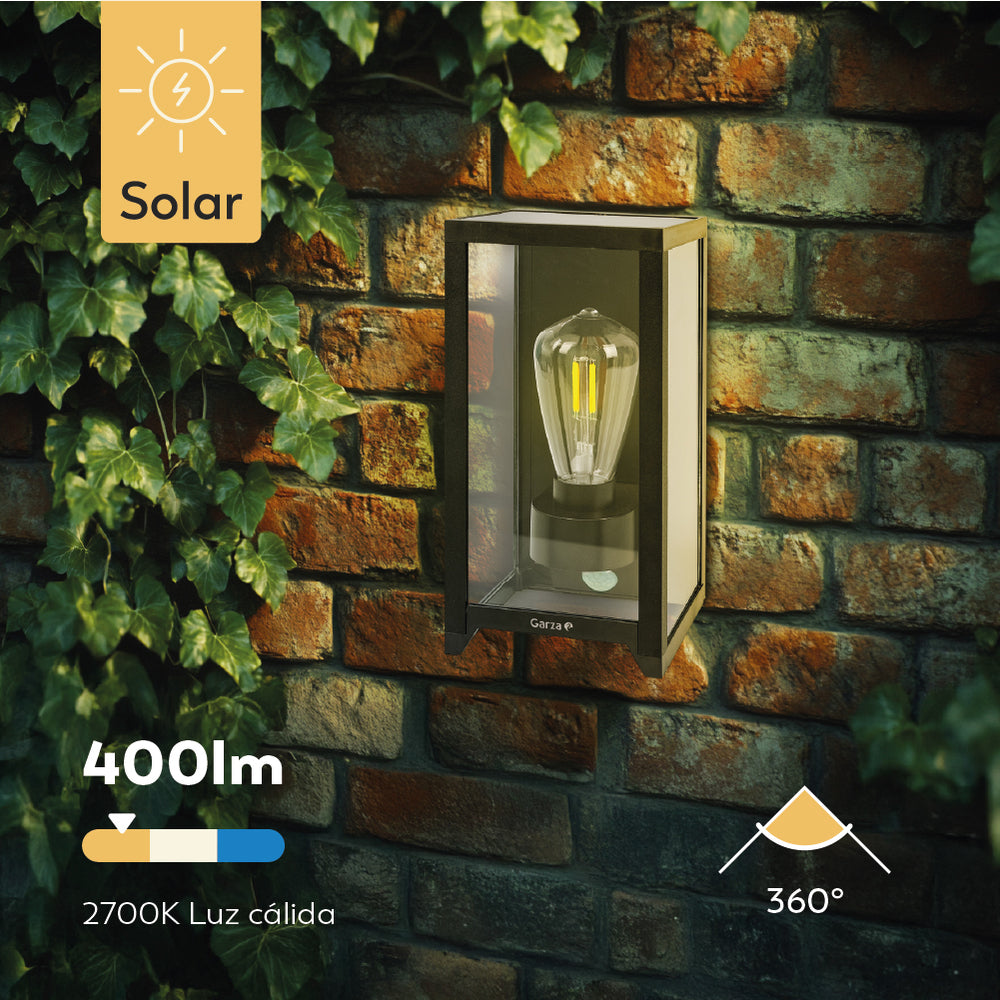 Aplique de pared solar vintage Becquer (11)