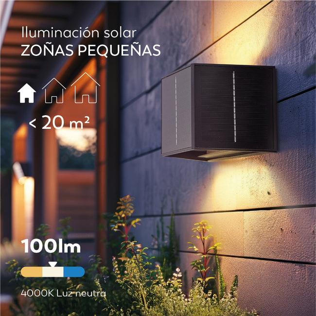 Aplique solar decorativo Yunke - Características