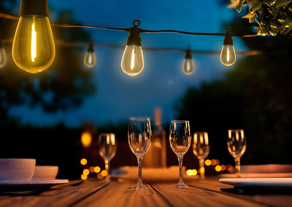 Guirnalda solar de bombillas Diana - Lifestyle