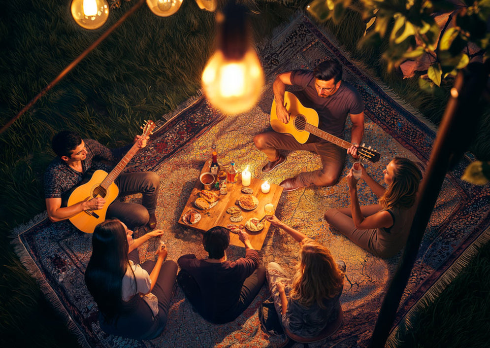 Guirnalda solar de bombillas Diana - Lifestyle