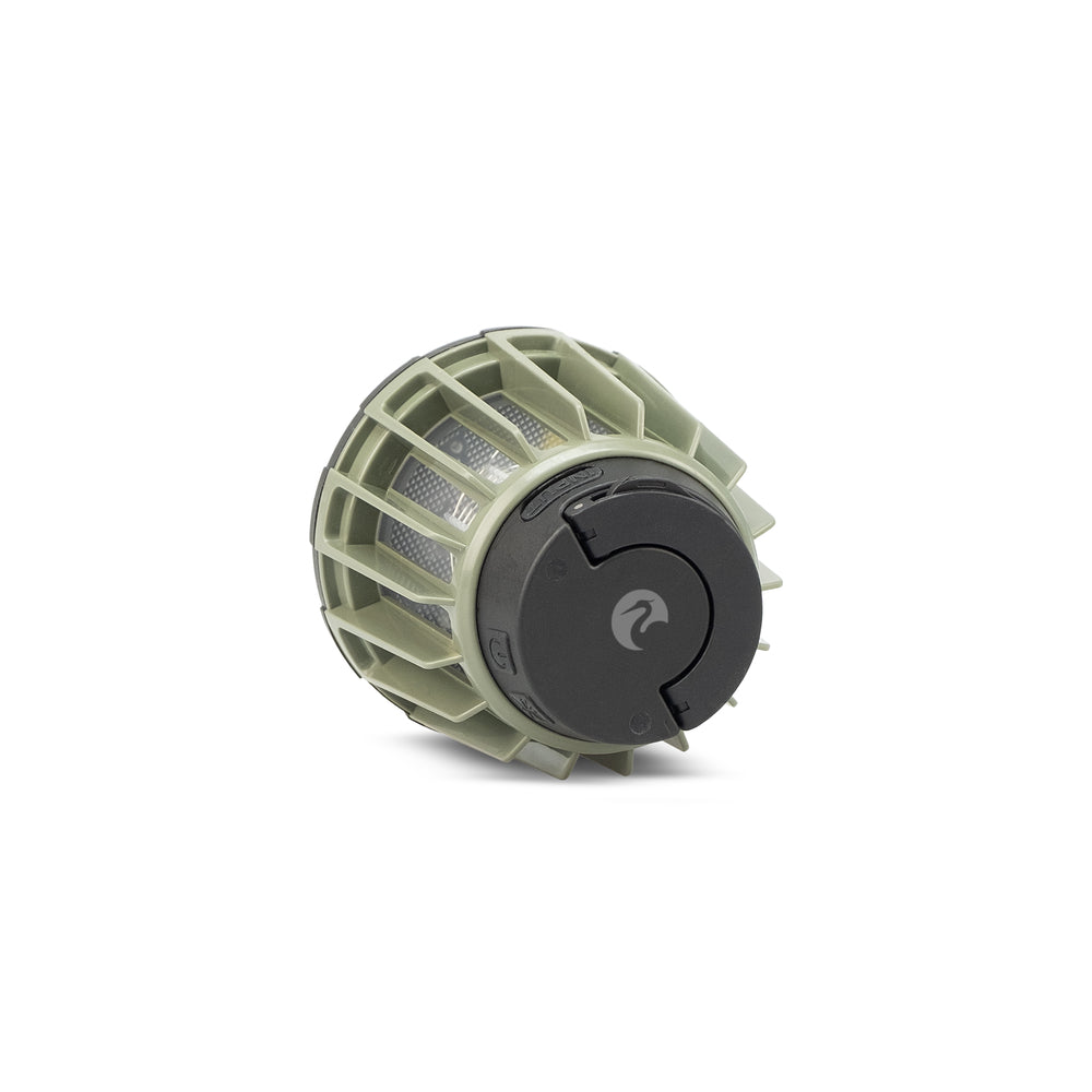 Lámpara antiinsectos 2en1 Xana para camping, con luz ultravioleta + luz LED regulable (2)