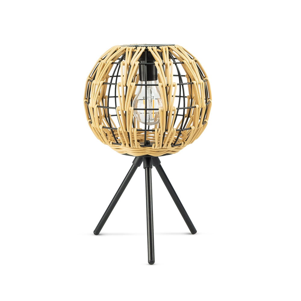 Farolillo solar decorativo Kobe efecto ratán & Farolillo solar Kobe efecto ratán