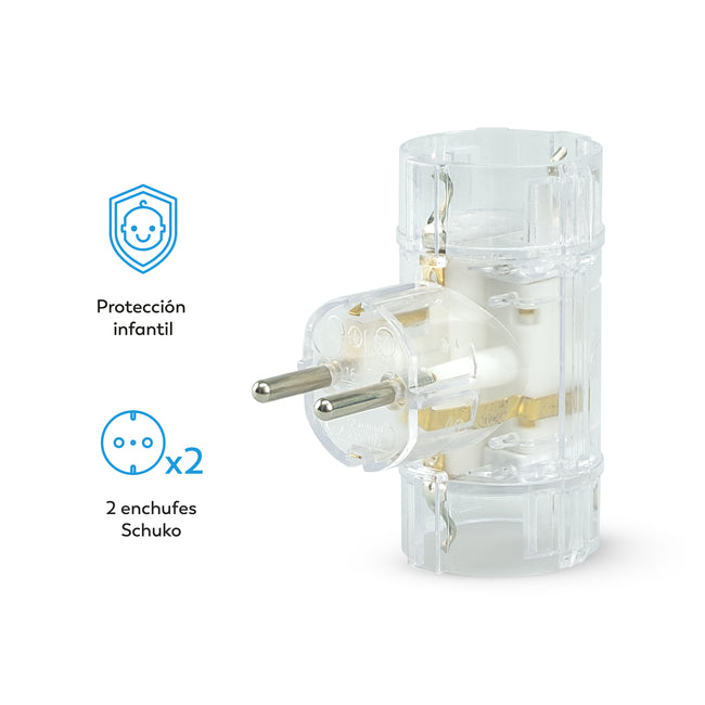 Adaptador de Enchufe Lateral Retro - Características