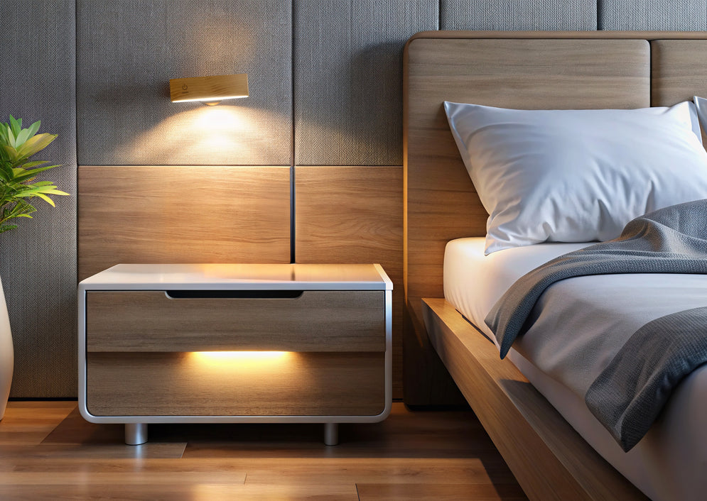 Aplique LED portátil Vega madera - Lifestyle