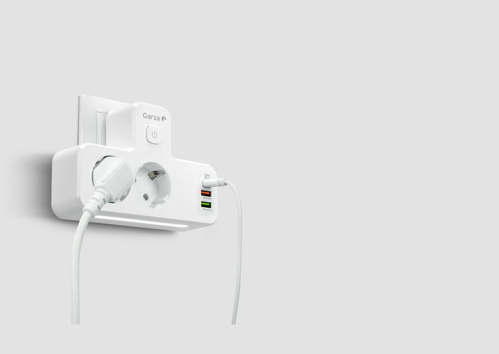 Adaptador carga rápida y luz de noche - Lifestyle