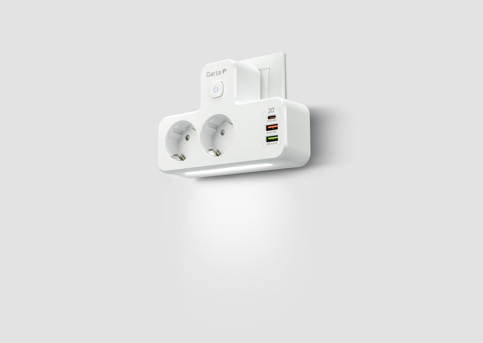 Adaptador carga rápida y luz de noche - Lifestyle