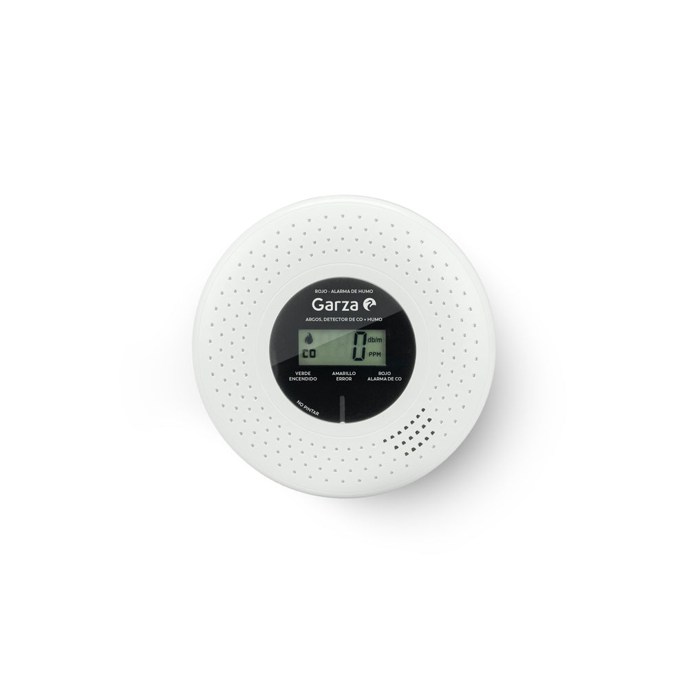 Detector de humo y monóxido de carbono Argos 2 en 1 (10 años)
