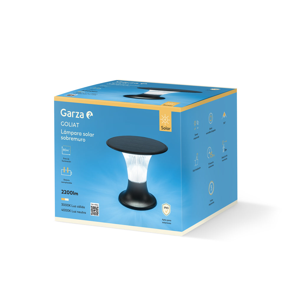 Lámpara solar de Sobre muro Goliat con iluminación exterior 360º  de alta calidad