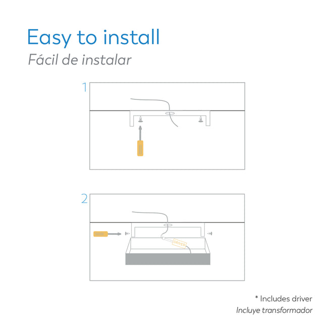 Downlight de Superficie Cuadrado Blanco - Características