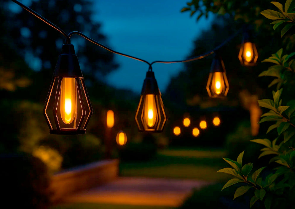 Guirnalda solar Selene lágrima con efecto llama mejorado - Lifestyle