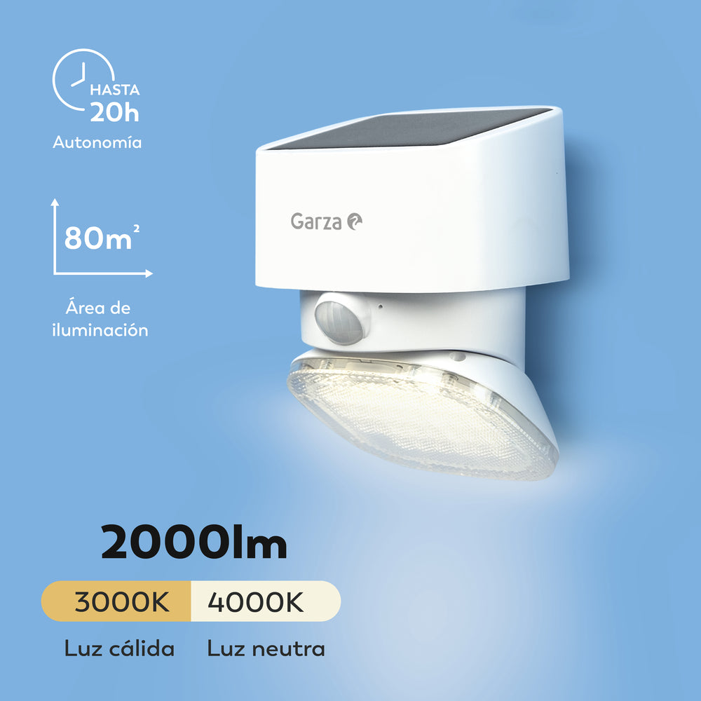 Aplique solar Atlas con luz orientable 180º (4)