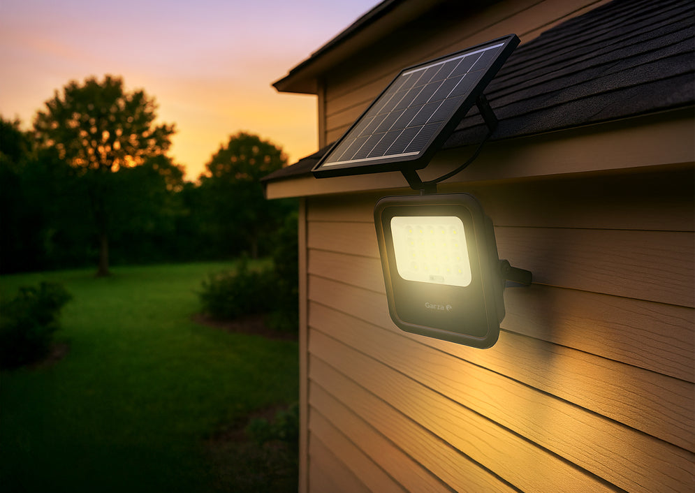 Proyector solar Acoran con placa desplazable - Lifestyle