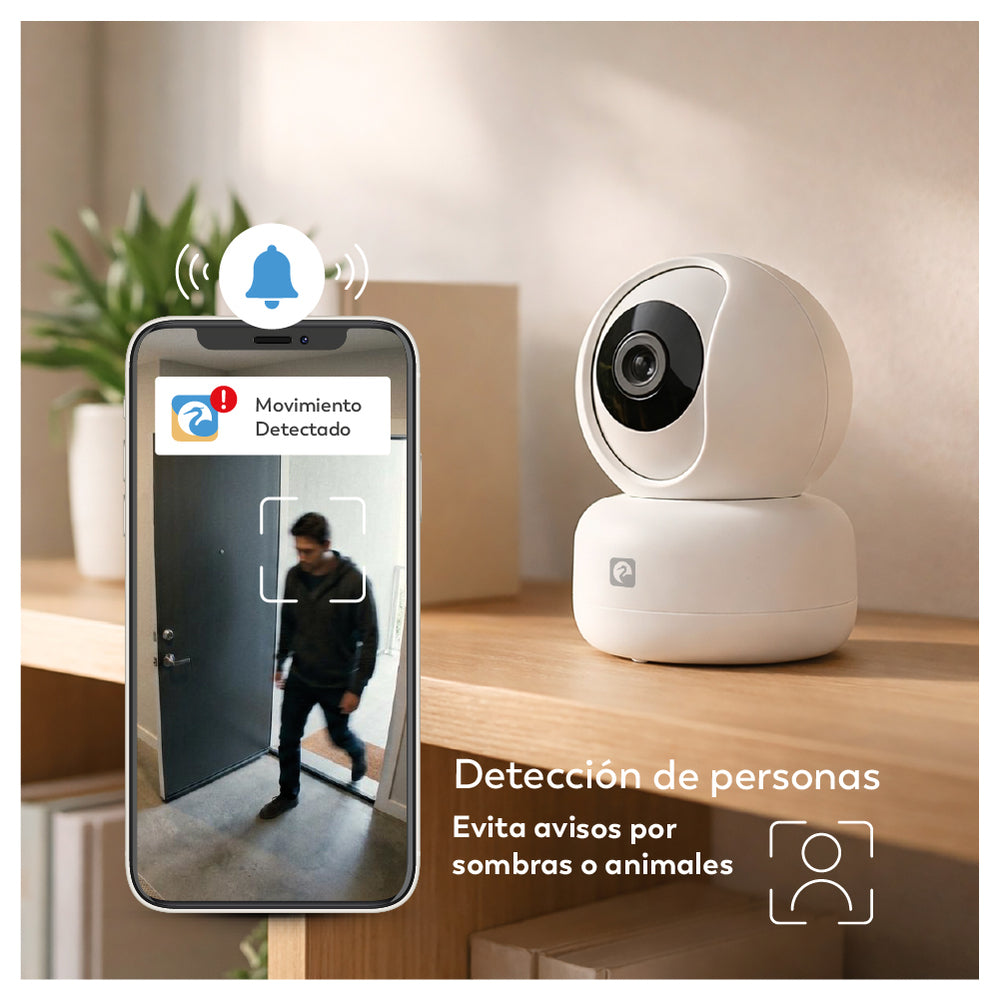 C360 - Cámara de Vigilancia WiFi Interior360º (3)