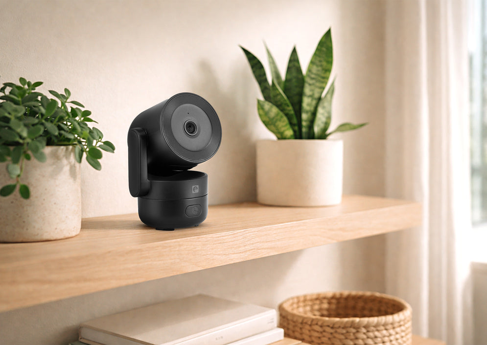 Nicole X - Cámara de Vigilancia Wifi Interior 360º con botón llamada - Lifestyle