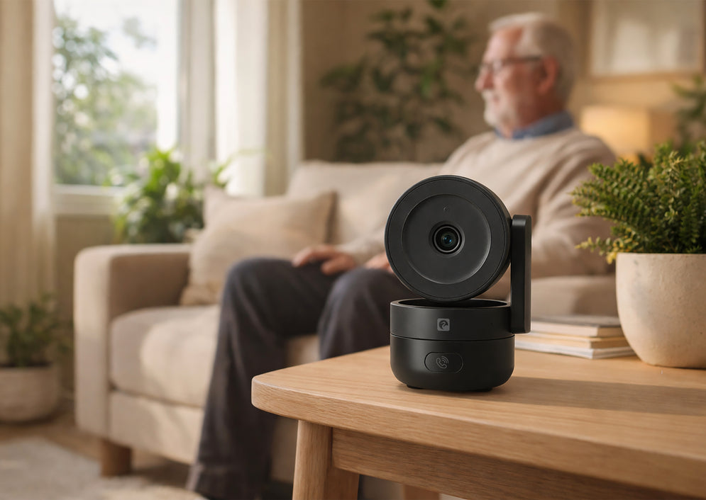 Nicole X - Cámara de Vigilancia Wifi Interior 360º con botón llamada - Lifestyle