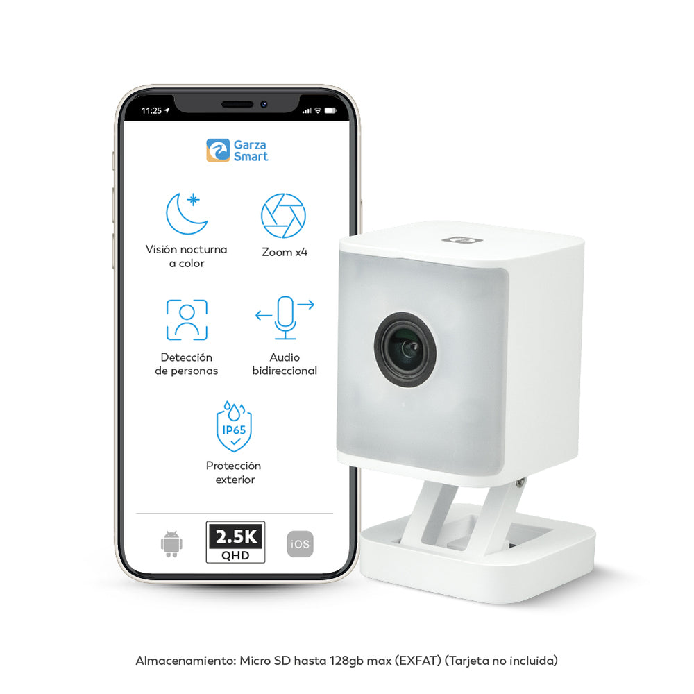 Aura - Cámara de Vigilancia WiFi Exterior con Aro de Luz (3)