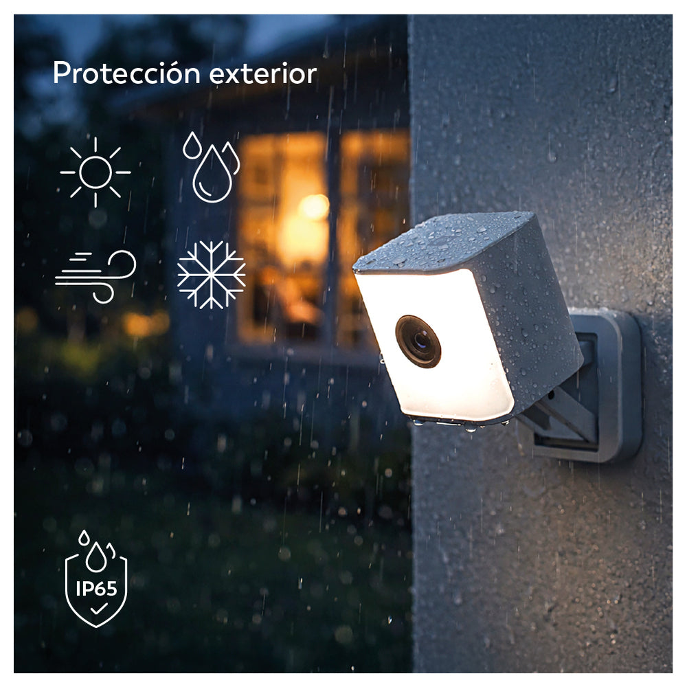 Aura - Cámara de Vigilancia WiFi Exterior con Aro de Luz (10)