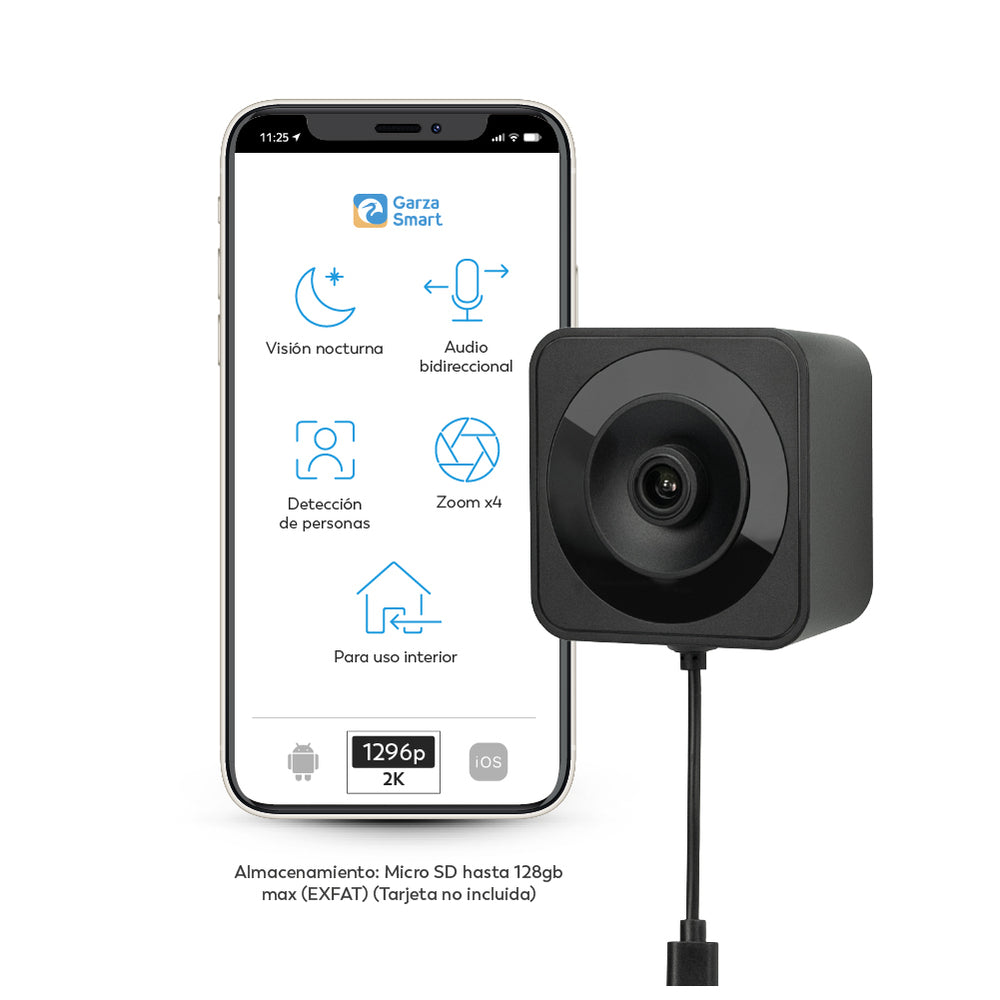 Vesper - Cámara de Vigilancia WiFi para Ventana con Reloj Digital (8)