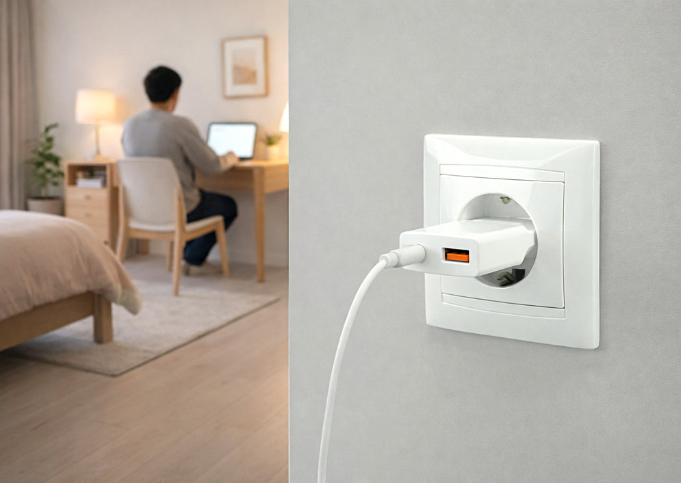 Adaptador 2 USB carga rápida 20W - Lifestyle
