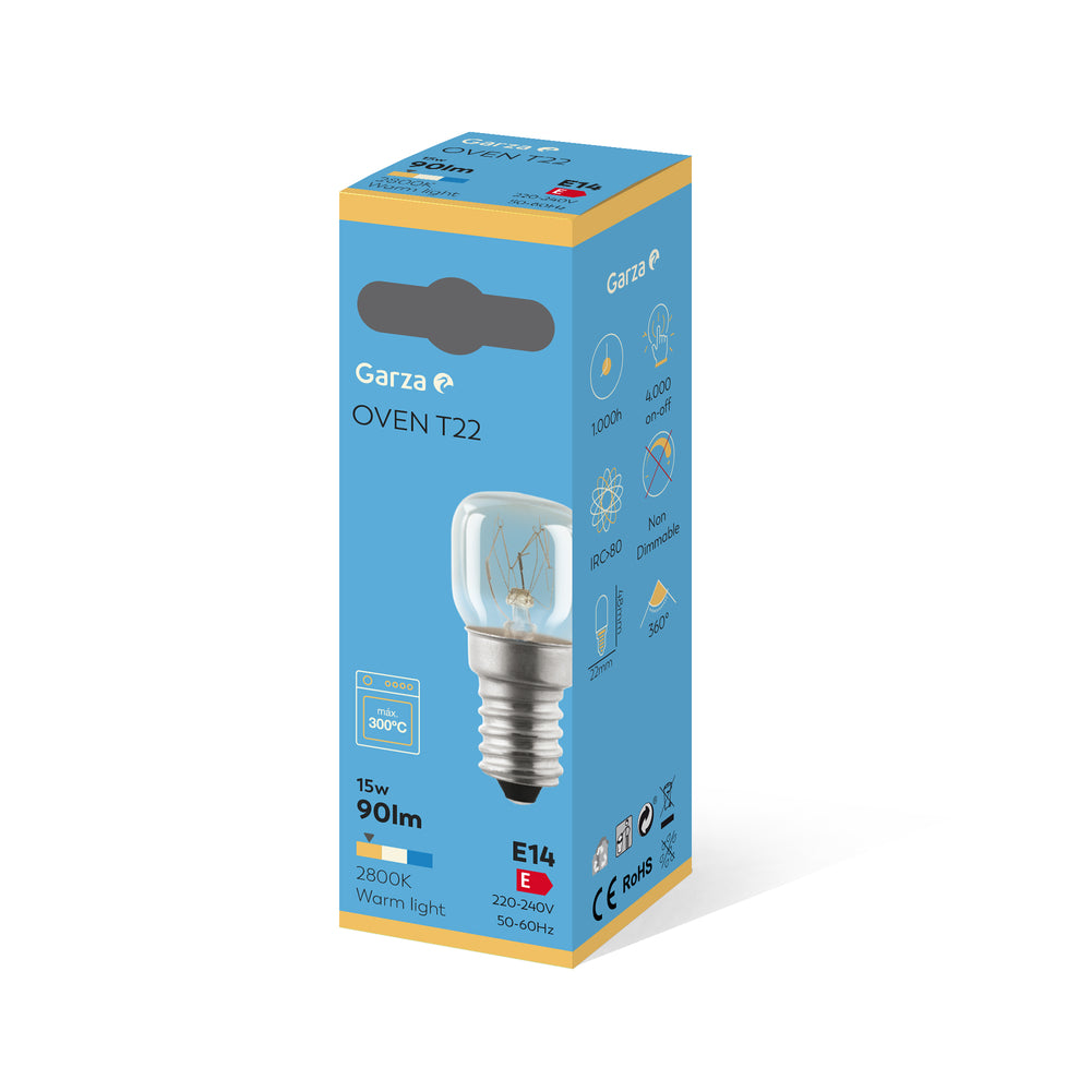 Bombilla Incandescente Horno T22 E14