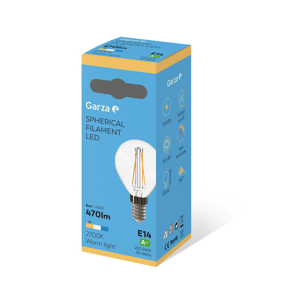 Bombilla Led Filamento Clear Esférica G45 E14 (1)