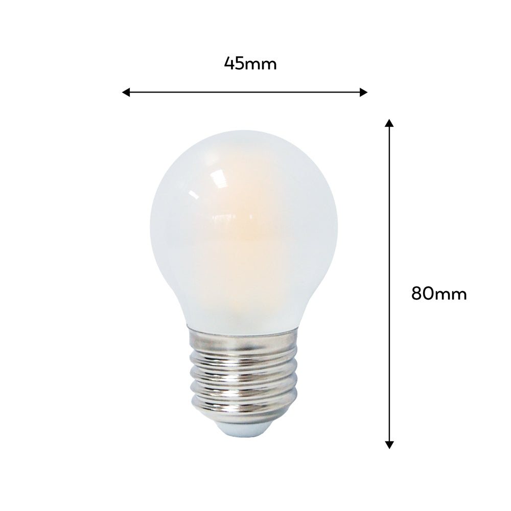 Bombilla Led Filamento Opal Esférica E27 (2)