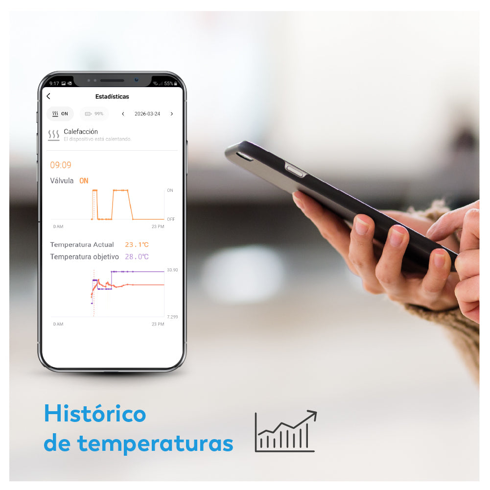 Teide - Termostato Inteligente Wifi Para Calefacción y Sistemas de frío de relé seco (6)